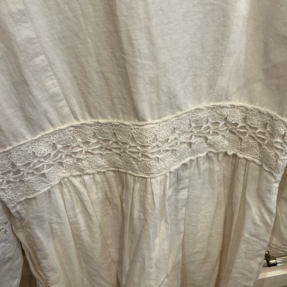 Ulla Johnson White Lace-Up Embroidered dress - Picture 11 of 11